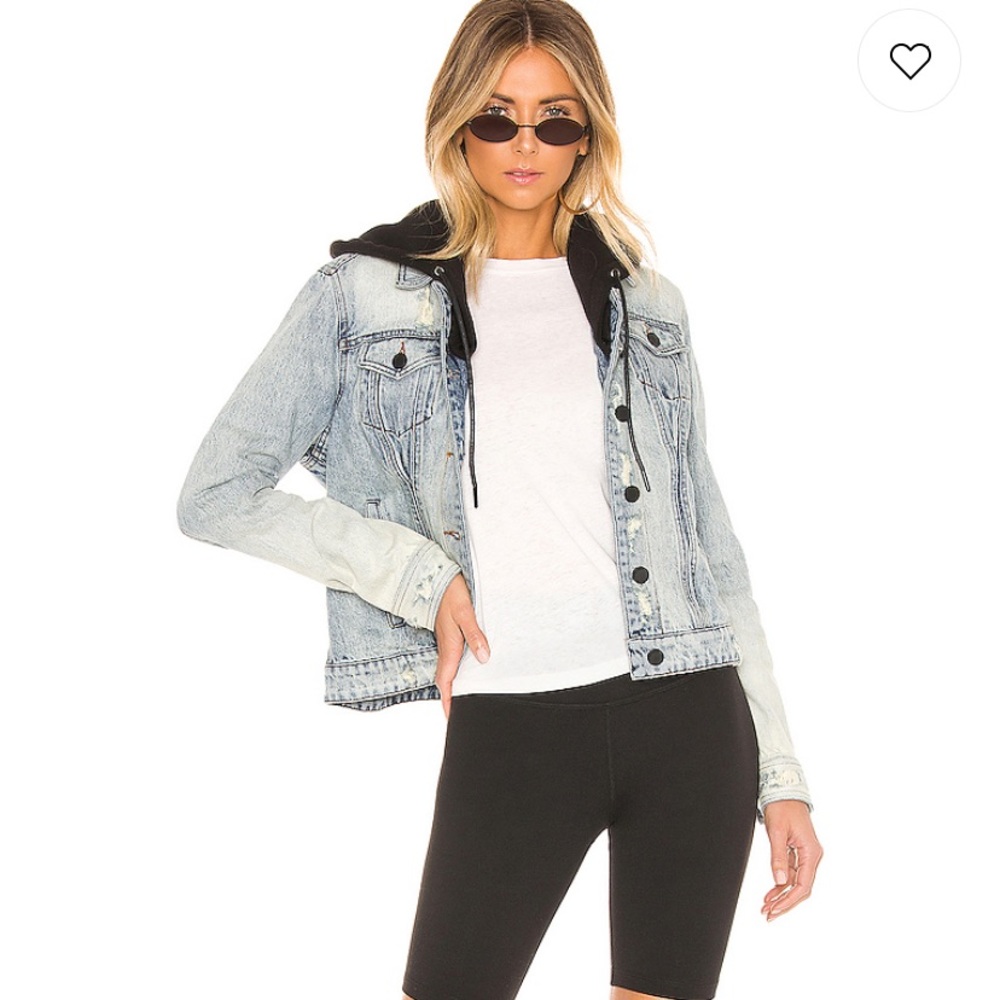 Blank nyc casual encounter denim jacket large NWT